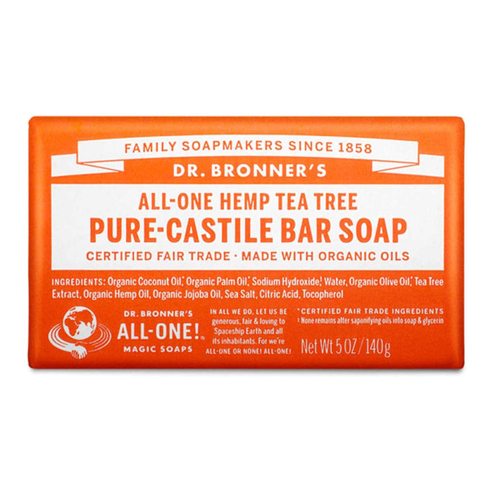 Dr Bronners Pure Castile Bar Soap is stocked at Wicked NRG