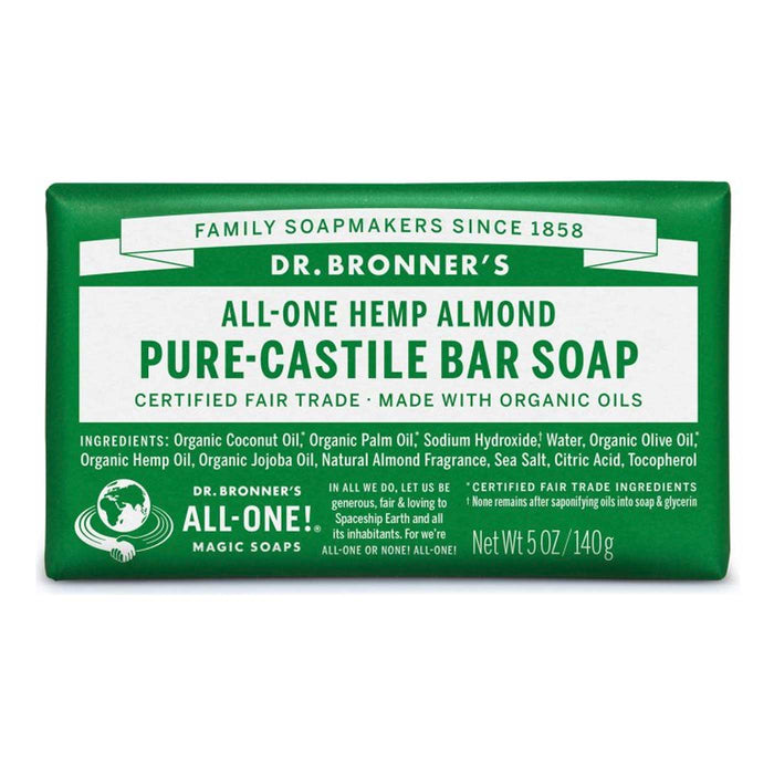 Dr Bronners Pure Castile Bar Soap is stocked at Wicked NRG