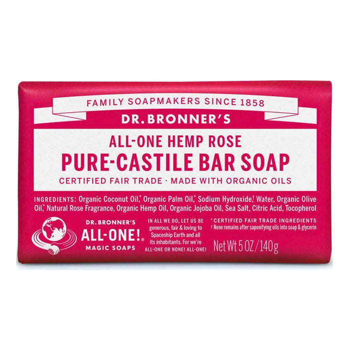 Dr Bronners Pure Castile Bar Soap is stocked at Wicked NRG