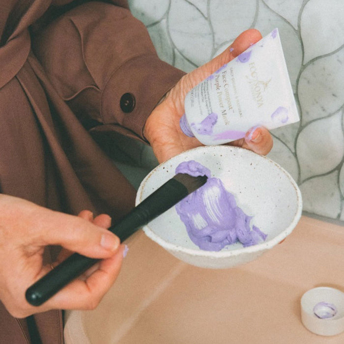 Eco by Sonya Face Compost Purple Power Mask available at Wicked NRG, Darwin.