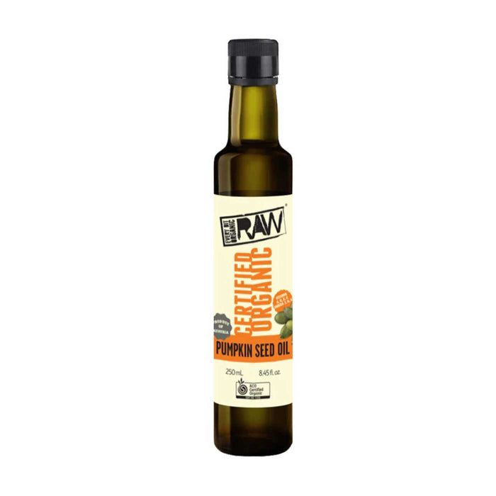 Every Bit Organic Raw Pumpkin Seed Oil 250ml Organic pumpkin seed oil for salads, Wicked NRG