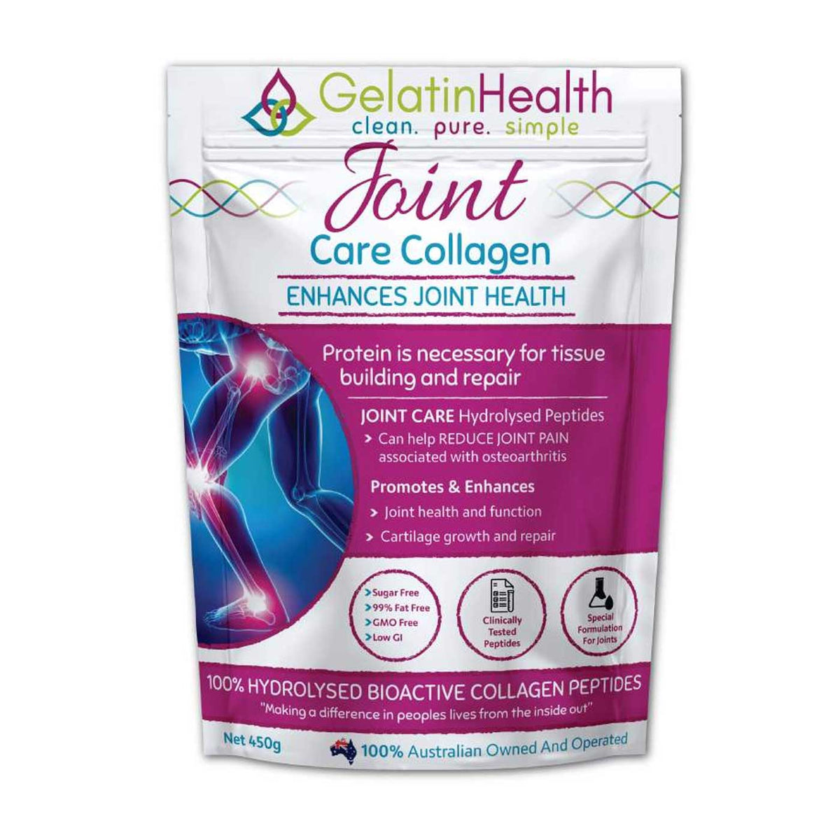 Gelatin Health Gelatin Joint Care Collagen — Wicked NRG Supplements