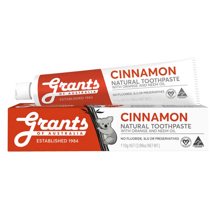 Grants Cinnamon Natural Toothpaste