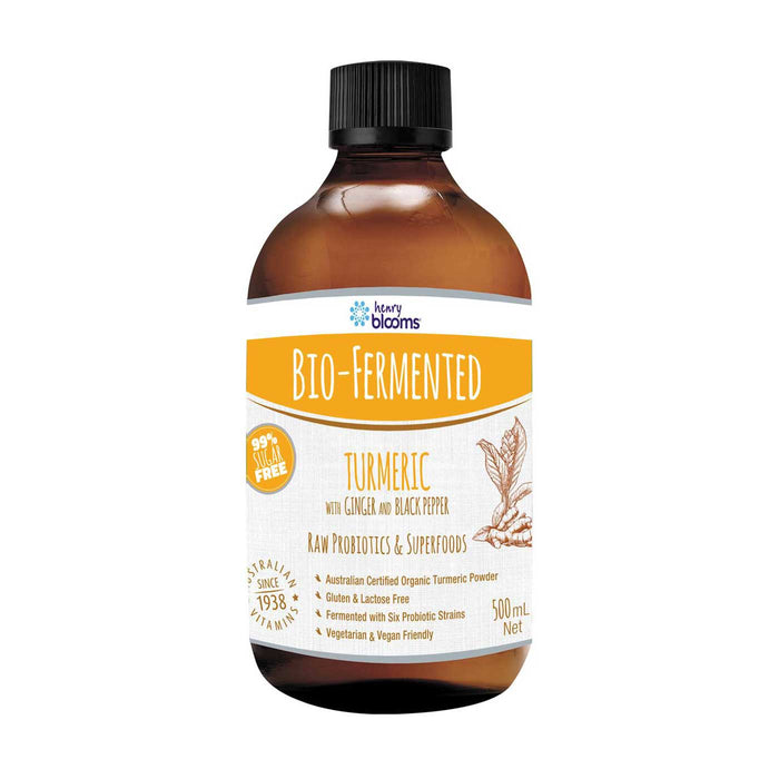Henry Blooms Bio-Fermented Turmeric with Ginger and Black Pepper