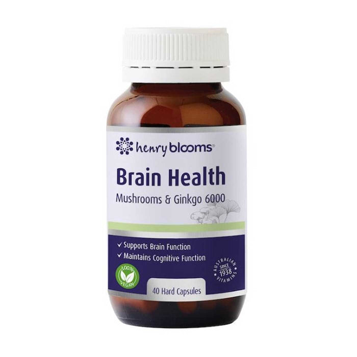 Henry Blooms Brain Health Mushrooms & Ginkgo 6000