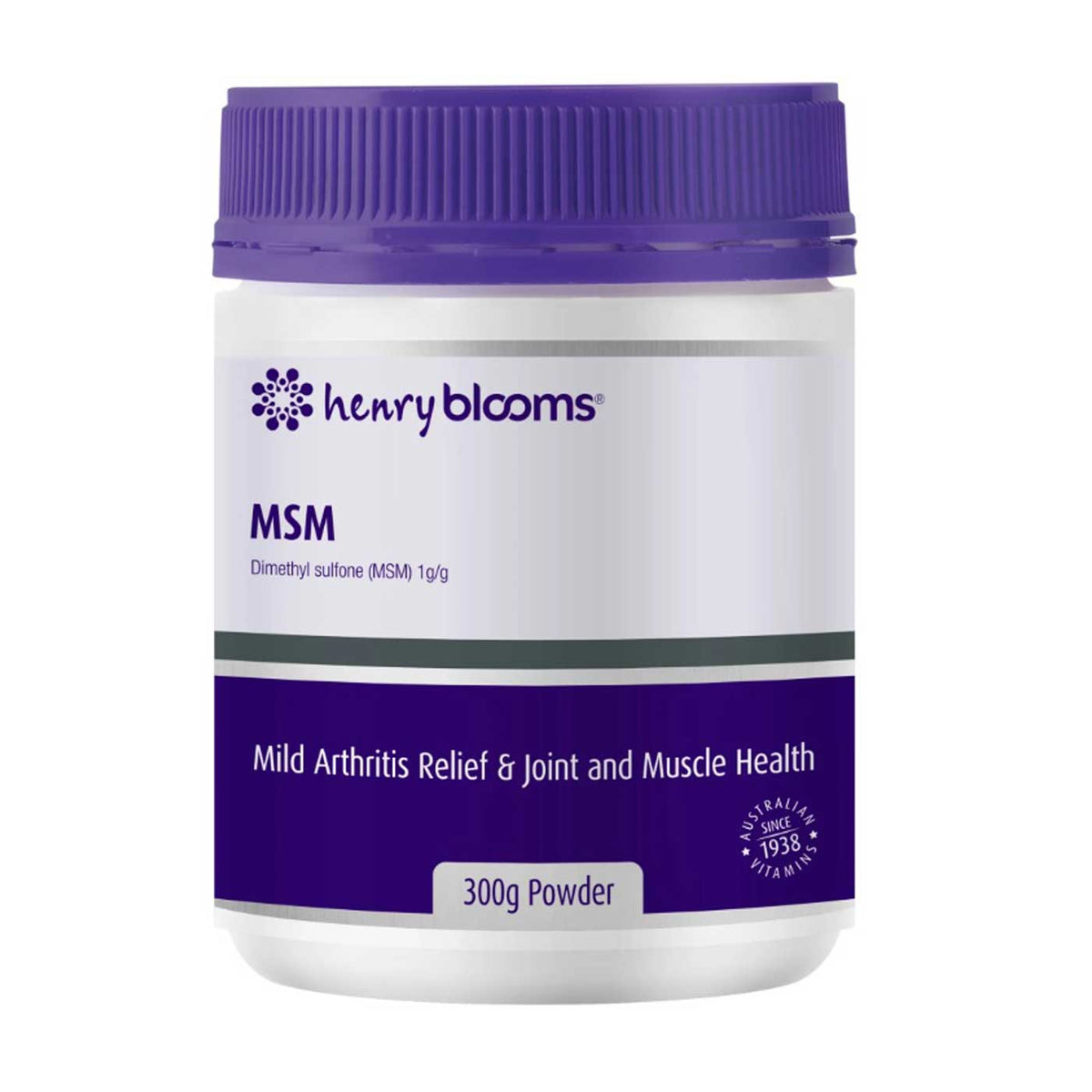 Henry Blooms MSM — Wicked NRG Supplements & Nutrition