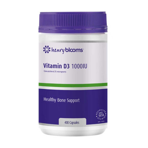 Henry Blooms Vitamin D3 1000IU
