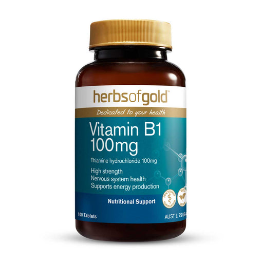 Herbs of Gold Vitamin B1 100mg