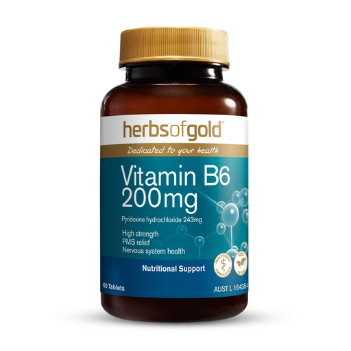 Herbs of Gold Vitamin B6 200mg