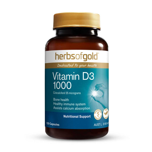 Herbs of Gold Vitamin D3 1000