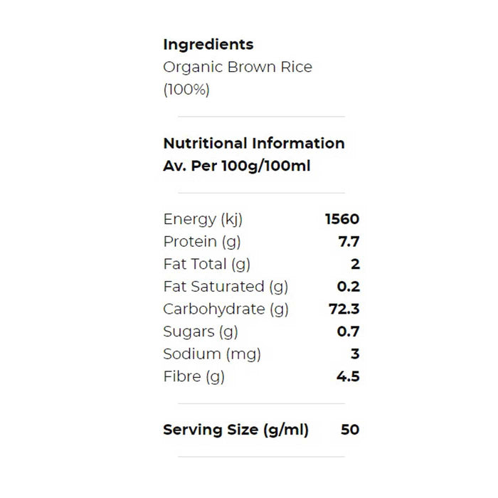 Honest to Goodness Organic Brown Rice Flour (6994831540424)