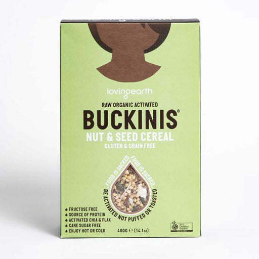 Loving Earth Raw Organic Activated Buckinis - Nut & Seed Cereal