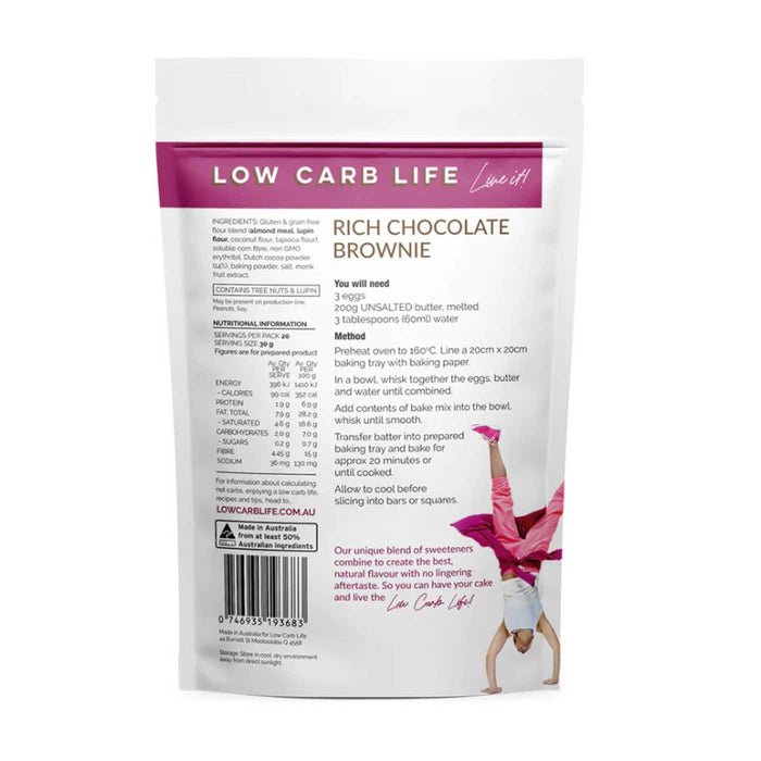Low Carb Life Rich Chocolate Brownie Mix
