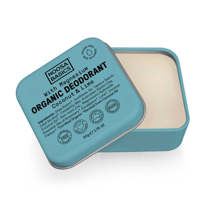 Noosa Basics Organic Deodorant Cream with Magnesium / Bi-Carb Free (7095181672648)