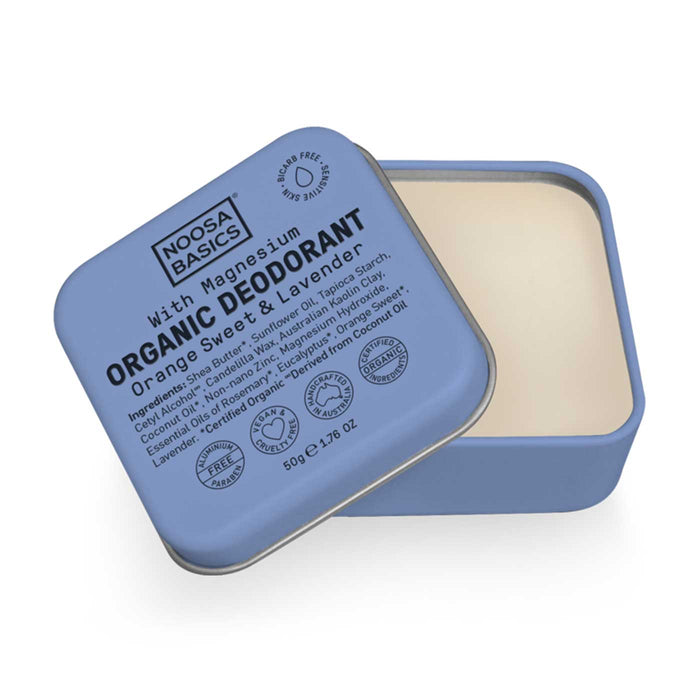Noosa Basics Organic Deodorant Cream with Magnesium / Bi-Carb Free (7095181672648)
