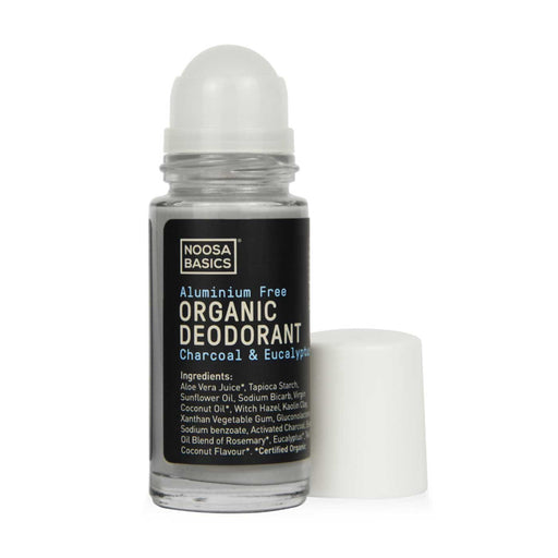 Organic Roll On Deodorant with Activated Charcoal (7095242883272)