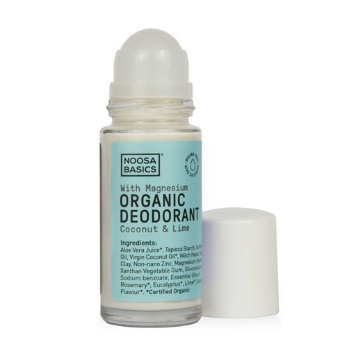 Noosa Basics Organic Roll On Deodorant with Magnesium / Bi-Carb Free (7095243309256)