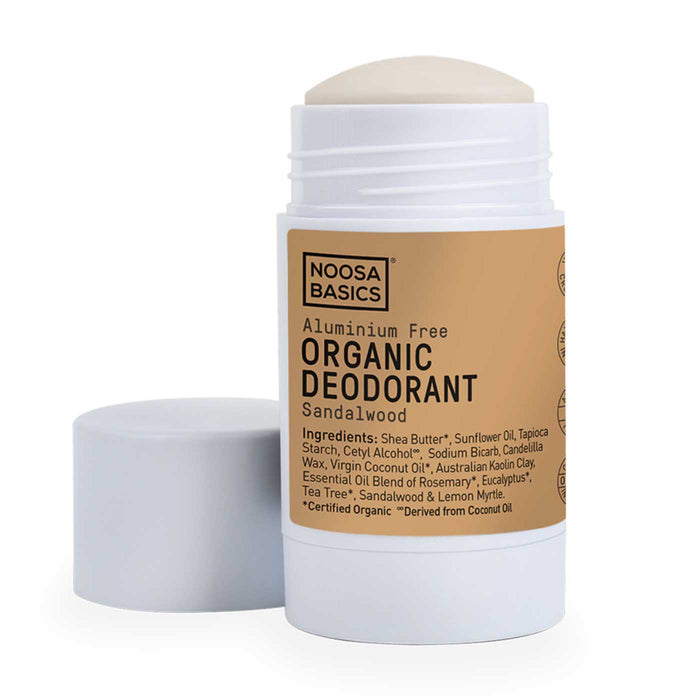 Noosa Basics Organic Deodorant Stick is stocked at Wicked NRG