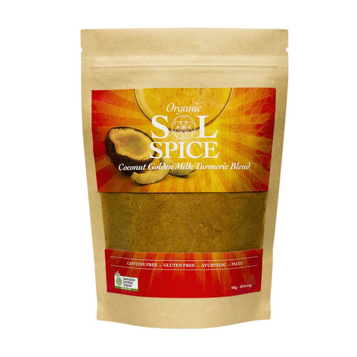 SOL Organics Spice Coconut Golden Milk Turmeric Blend (6884400955592)