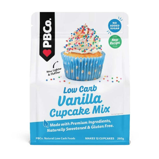 PBco. Low Carb Vanilla Cupcake Mix (7000182587592)