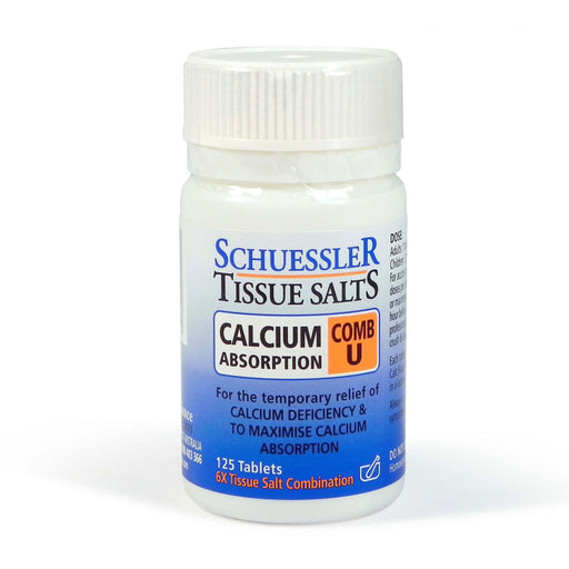 Schuessler Tissue Salts Calcium Absorption Comb U