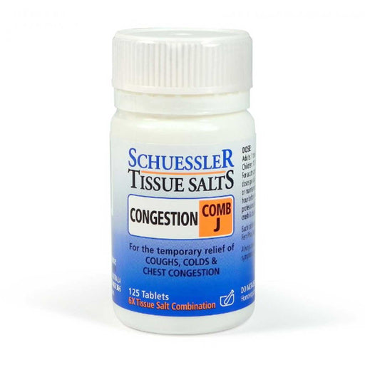 Schuessler Tissue Salts Congestion Comb J