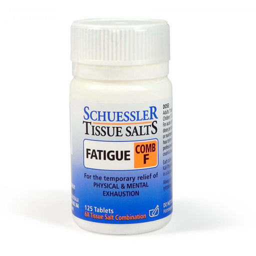 Schuessler Tissue Salts Fatigue Comb F