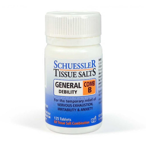 Schuessler Tissue Salts General Debility Comb B