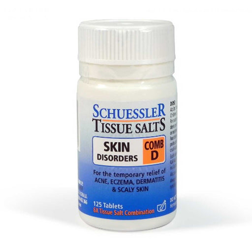 Schuessler Tissue Salts Skin Disorders Comb D