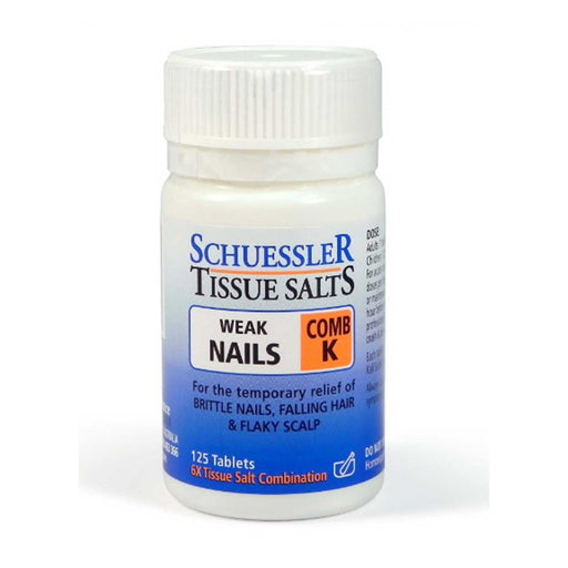 Schuessler Tissue Salts Weak Nails Comb K