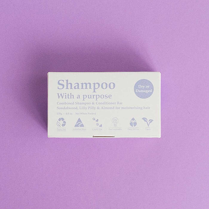 Shampoo With A purpose Dry Or Damaged Shampoo/Conditioner Bar (7014998966472)