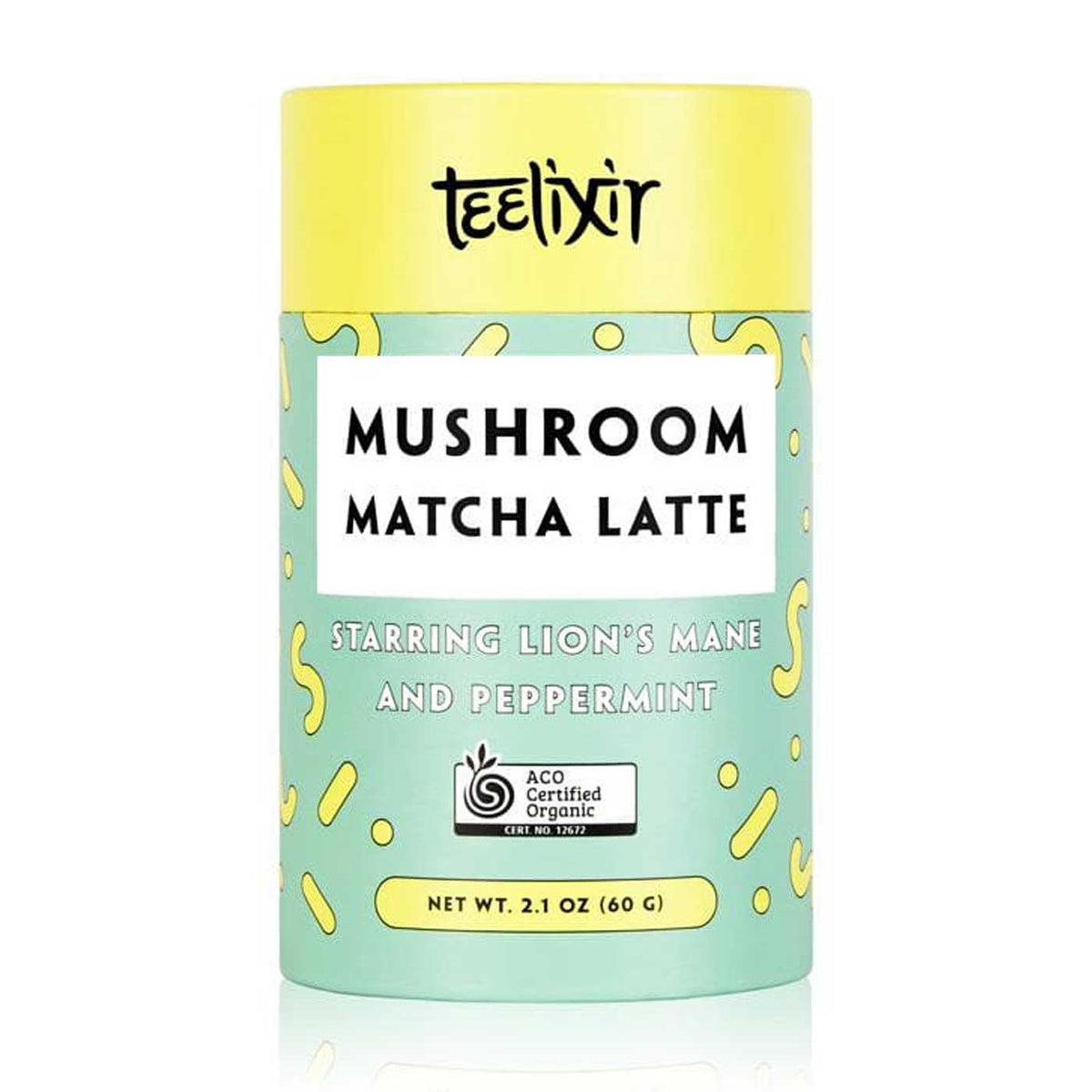 TEELIXIR Organic Mushroom Matcha Latte — Wicked NRG Supplements & Nutrition