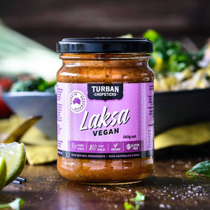 Turban Chopsticks Laksa Vegan