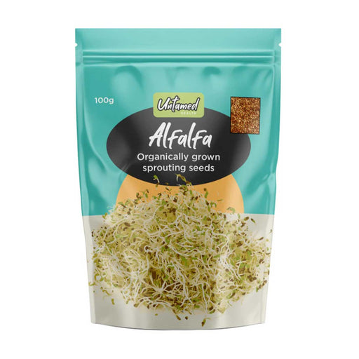 Untamed Alfalfa Organically Grown Sprouting Seeds